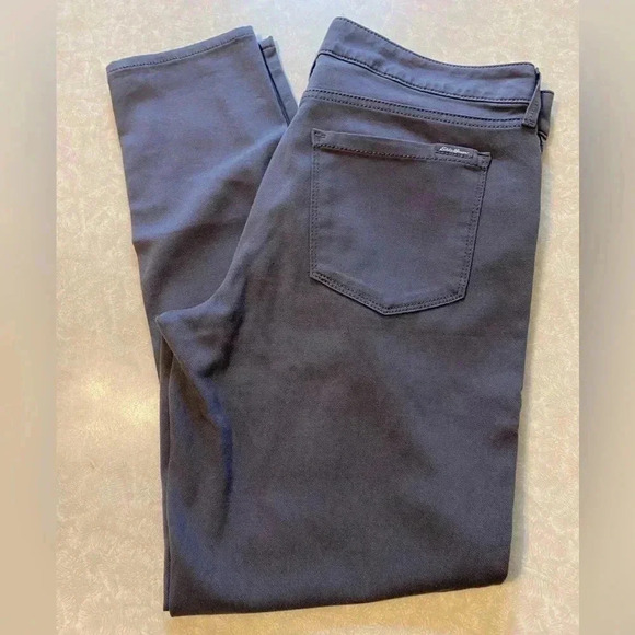 Eddie‎ Bauer Slightly Curvy Skinny Ankle Gray Pants Size 8 - Picture 1 of 9